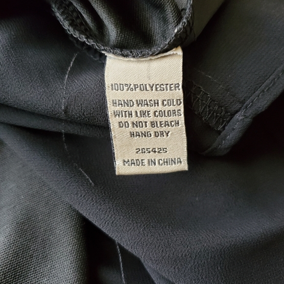 Foreign Exchange Sheer Black Strapless Top Size Small - Picture 9 of 11